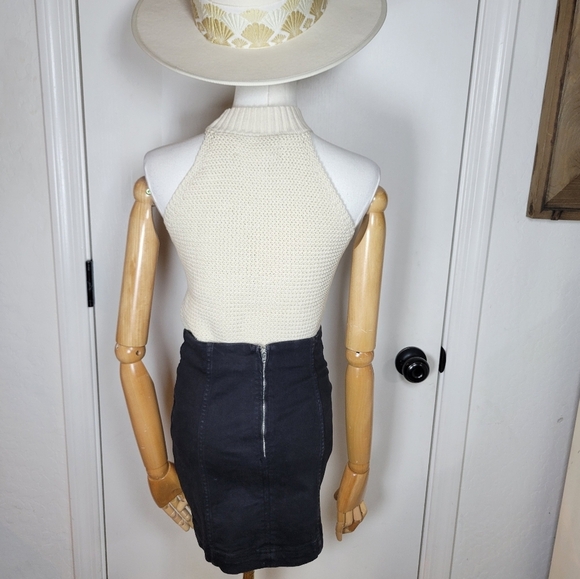 Loft Crochet Cotton Blend Tank Top Size Small Boho Chic Lightweight Knit - Picture 7 of 10